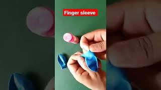 how to make finger sleeves at home//how to make finger sleeves for gaming/finger sleeves #shorts