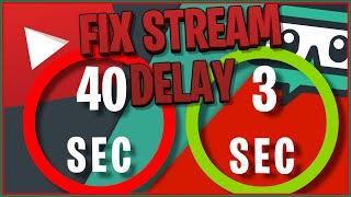 HOW TO FIX YOUTUBE STREAM DELAY (STREAMLABS OBS)