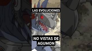 TODAS las Evoluciones de AGUMON #digimon #pokemon