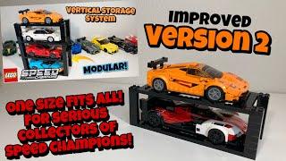 LEGO Speed Champions: Brick-Built Display Rack - Ver. 2