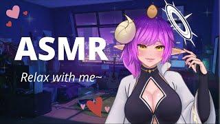 【ASMR STREAM】relax and get comfy with me ️