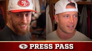 George Kittle, Christian McCaffrey Talk Season Opener and Team Continuity | 49ers