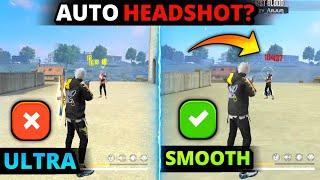 SMOOTH GRAPHICS IS INSANE  | ULTRA VS SMOOTH - GARENA FREE FIRE