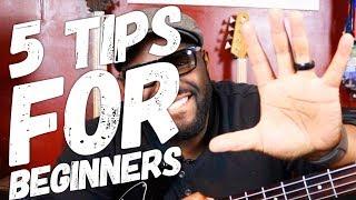 5 Tips for Beginner Bass Guitar Players | How To Start Playing Bass Guitar | w/ Daric Bennett