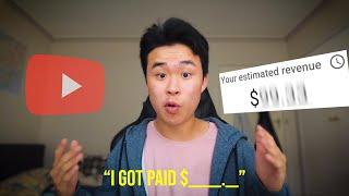 how much youtube paid me with 1000 subscribers (2022)! //First Month Of Being Monetised.