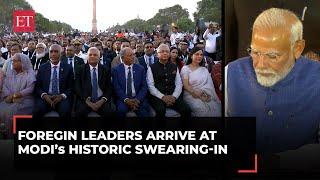 Narendra Modi Swearing-In: Bangladesh PM Hasina, Maldives Prez Muizzu arrive at Rashtrapati Bhavan
