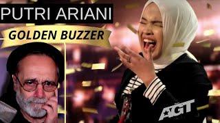 GOLDEN BUZZER : PUTRI ARIANI  Receives The Golden Buzzer - AGT 2023 |  REACTION by @GianniBravoSka