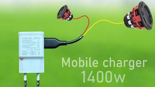 How to turn Mobile charger into a amplifier , No IC , step by step