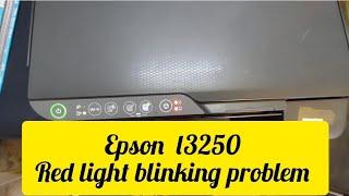 Epson L3250 Red Light Blinking problem #epsonl3250