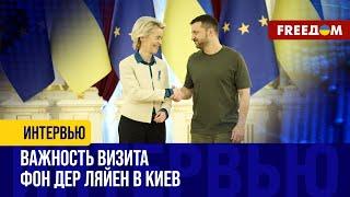 План победы Украины важен для Европы. Урсула фон дер Ляйен приехала в Киев с БОЛЬШИМИ ДЕНЬГАМИ