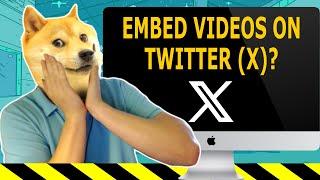 How to Embed Twitter Videos [NO BROWSER REQUIRED] [ANDROID] [2024]