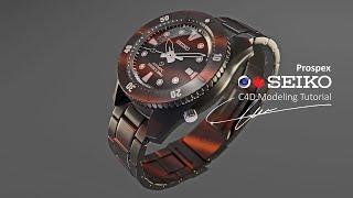 3D Modeling a Seiko Prospex Watch in Cinema 4D