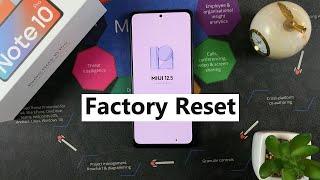 How To Restore Factory Settings On Xiaomi Redmi Note 10 Pro