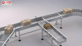 Merge Roller Conveyor animation