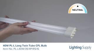 Philips 40W PL-L Long Twin Tube CFL Bulb (PL-L40W/35/4P/RS/IS)