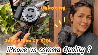 iPhone 11  vs Sony ZV-E10 - Vlog Test
