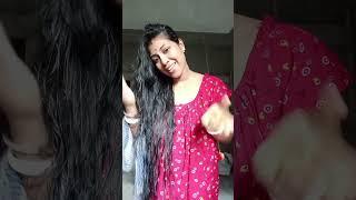 Gamcha hair drying video || long hair drying video || puja creation 99