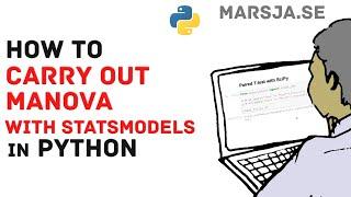 MANOVA in Python with statsmodels