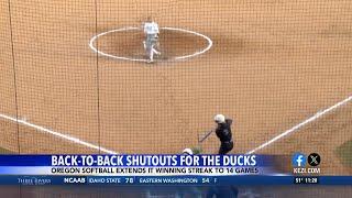 Back-to-back shutouts for Ducks softball