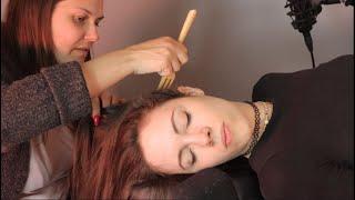 ASMR Relaxing Scalp Check & Massage (Featuring @RapunzelASMR)