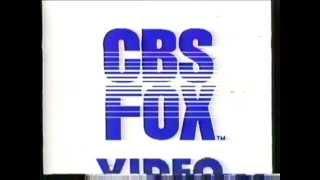 CBS FOX Video Logo (1981) [LD1k Classic]