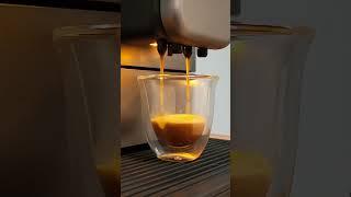 Sample #espresso shot on new #nivona NIVO 8101/8103 fully automatic espresso machine #coffee