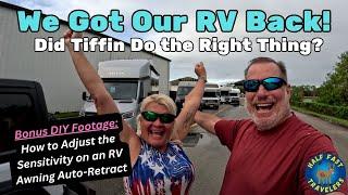 Tiffin and La Mesa Repaired our Water-Damaged RV: What We Found at Pick-Up Nearly Three Months Later