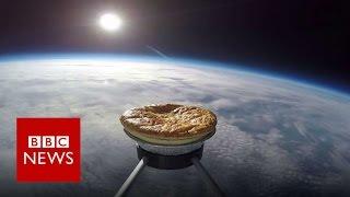 'Space pie' soars above Earth's crust - BBC News