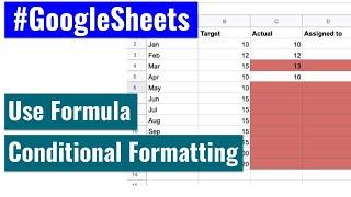 Google Sheets - Conditional formatting based on another cell in a sheet