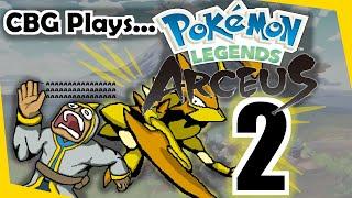 OH GAWD HES GONNA CHOP ME IN HALF! | CBGenius Plays: Pokémon Legends: Arceus