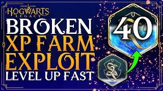 Hogwarts Legacy - Level 1 to 40 FAST - BROKEN XP GLITCH - How To Level Up Fast Guide