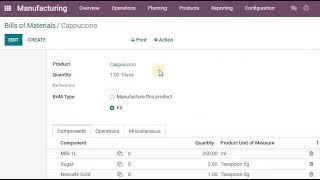 How To Add A Menu Item And Recipe | Tutorial Odoo 15