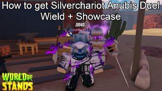 How to get Anubis Silverchariot Duel Wield + Showcase (World of Stands)