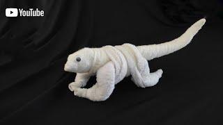 TOWEL IGUANA - TOWEL ART TUTORIAL