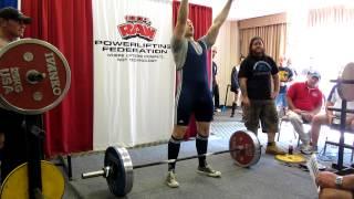 Vadim Deadlift 1st attempt 480 100% Raw 9-22-2012