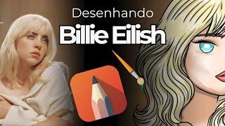 Desenhando a Billie Eilish - Desenho digital