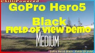 GoPro Hero5 Black Field Of View Demonstration