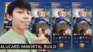 ALUCARD IMMORTAL BUILD  MUSUH SURRENDER DI EARLY GAME