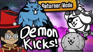 Devilish Strides! The Macho-est Legs! - RETURNER Battle Cats!