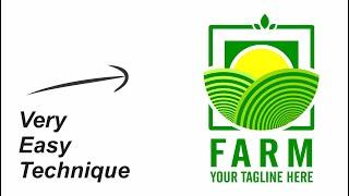 Farm Logo Design Learn Brilliant Techniques of Coreldraw with Trend CorelDRAW