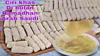 Makanan khas bulan ramadhan di arab Saudi // fatayer kambudi