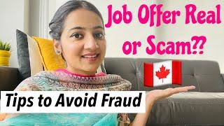 Canada Job Offer Real or Fake? | Avoid Canada Immigration Scam in 2023