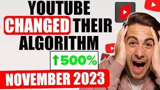 YouTube’s Algorithm CHANGED!  The Latest 2023 YouTube Shorts Algorithm Explained (November 2023)