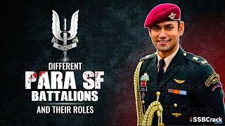 Different PARA SF Battalions And Their Roles