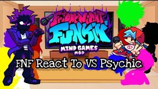 FNF React To VS Psychic||Friday Night Funkin'||ElenaYT.