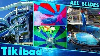 ALL AWESOME WATER SLIDES at Tikibad Duinrell!! [Compilation]