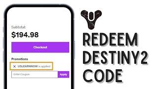 How to Redeem Destiny 2 Codes
