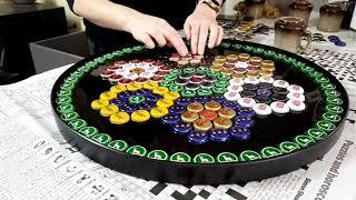 Resin Bottle Cap Table Timelapse