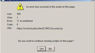 an error occurred in the script on this page internet explorer 11 easy fix