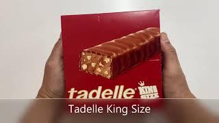 Tadelle King Size Fındık Dolgulu Sütlü Çikolata 52 gr 16 Adet